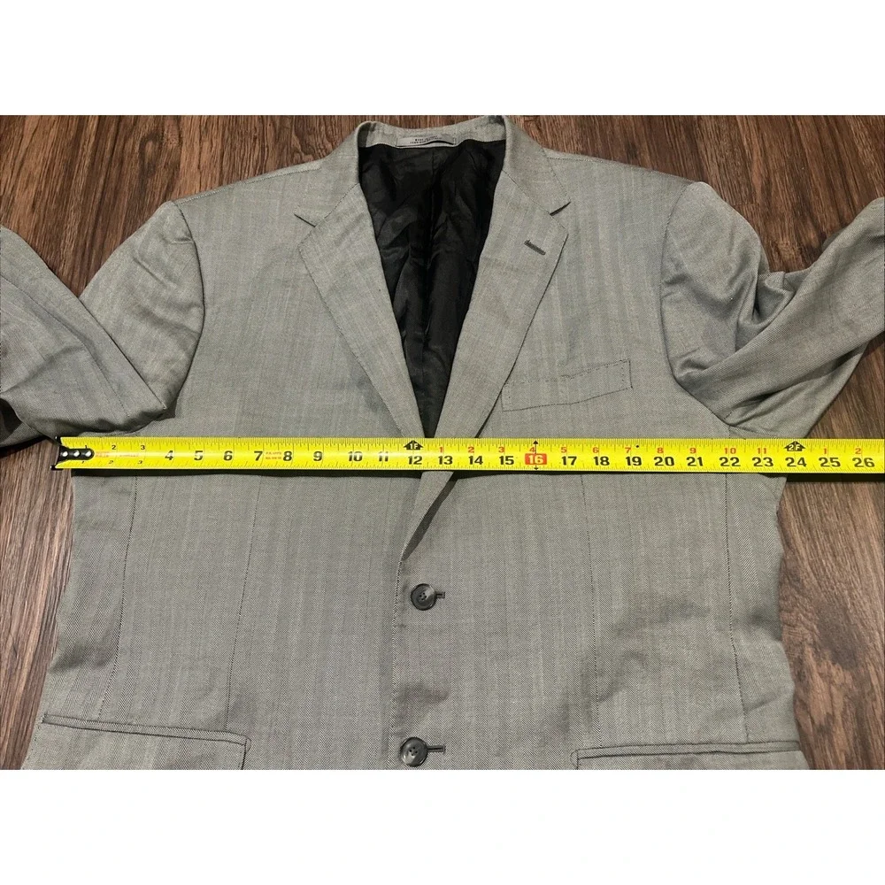 John W Nordstrom Loro Piana Jacket Men Houndstooth Blazer Size 48L Made In Italy